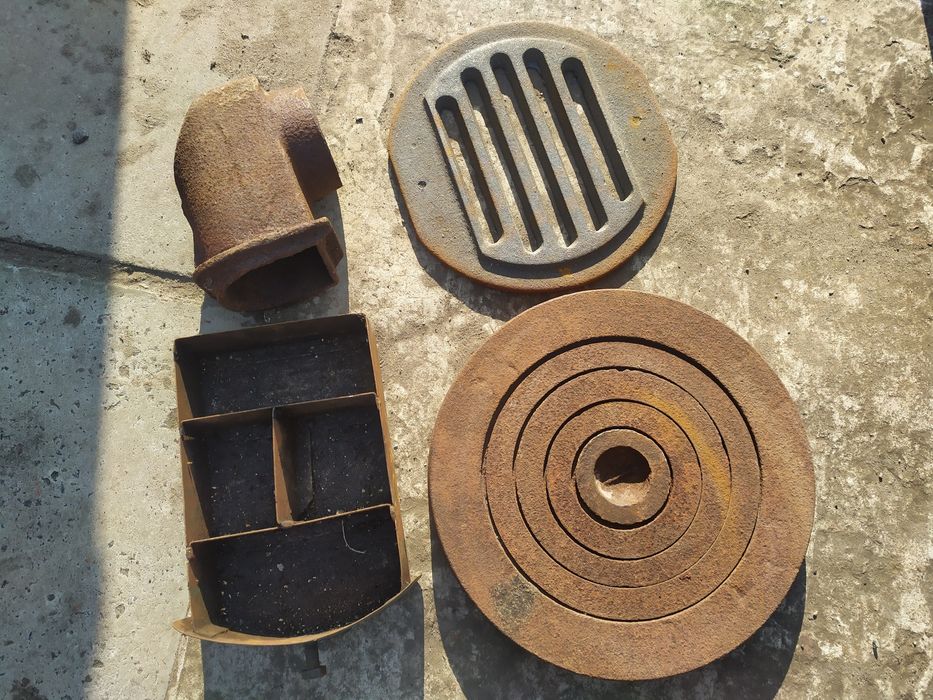 печка чугунная буржуйка СССР