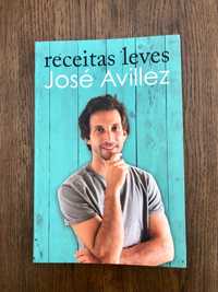 Livro "Receitas Leves de José Avillez" (como novo)