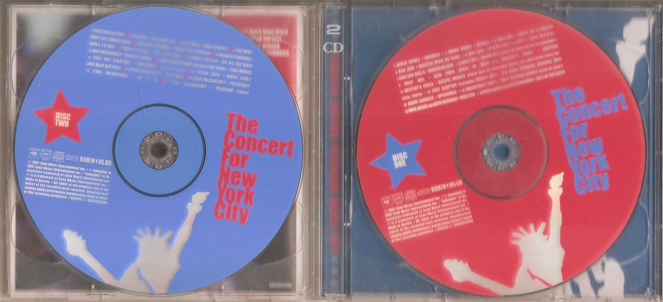 The Concert For New York - 2CD - David Bowie,Bon Jovi,Mick Jagger inni
