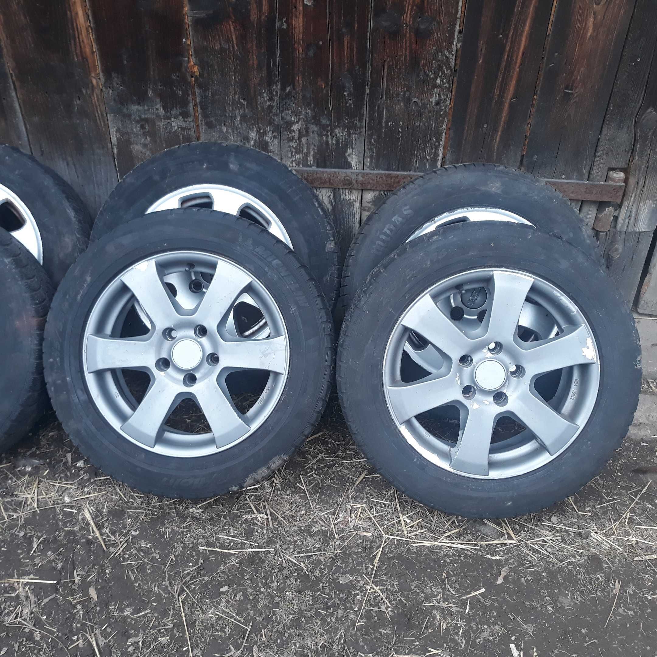 Koła aluminowe 15 et43 5x112 AUDI Vw Felgi lu& zimowe 185/60/15 2016r