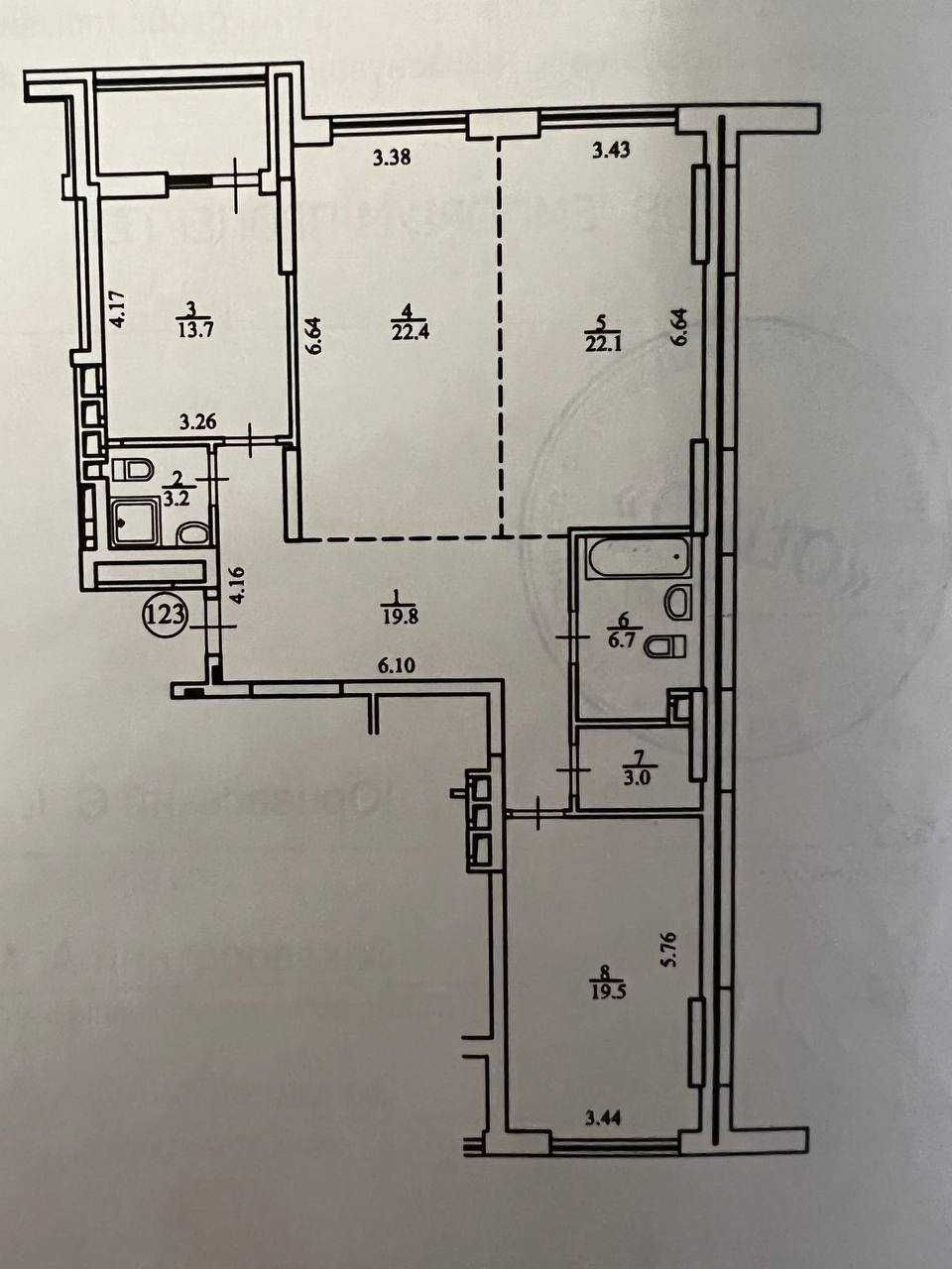 Продажа 3-комнатной в ЖК "Ярославов Град"