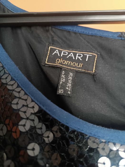 Piękna suknia balowa Apart r. 36