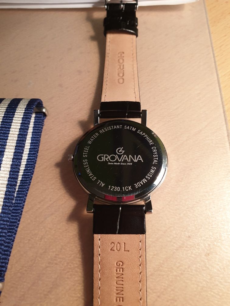 Szwajcarski zegarek Grovana 42mm