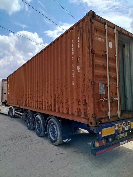 Kontener morski 40' HC Używany kontener magazynowy Dostawa cała Polska