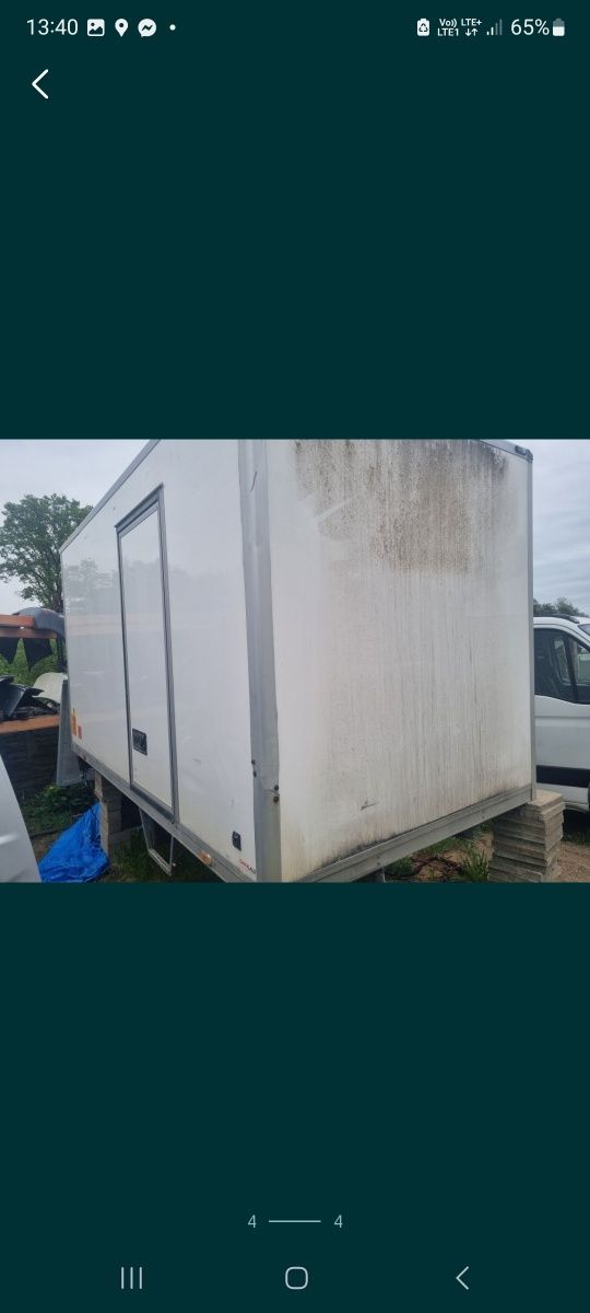 Kontener z windą zepro 4,20x2,20x2,20 z iveco daily