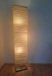 Ikea lampa podłogowa stojąca beż boho 146 cm + 3 żarówki