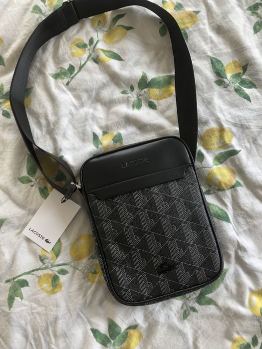 Сумка Lacoste the blend monogram мессенджер лакоста