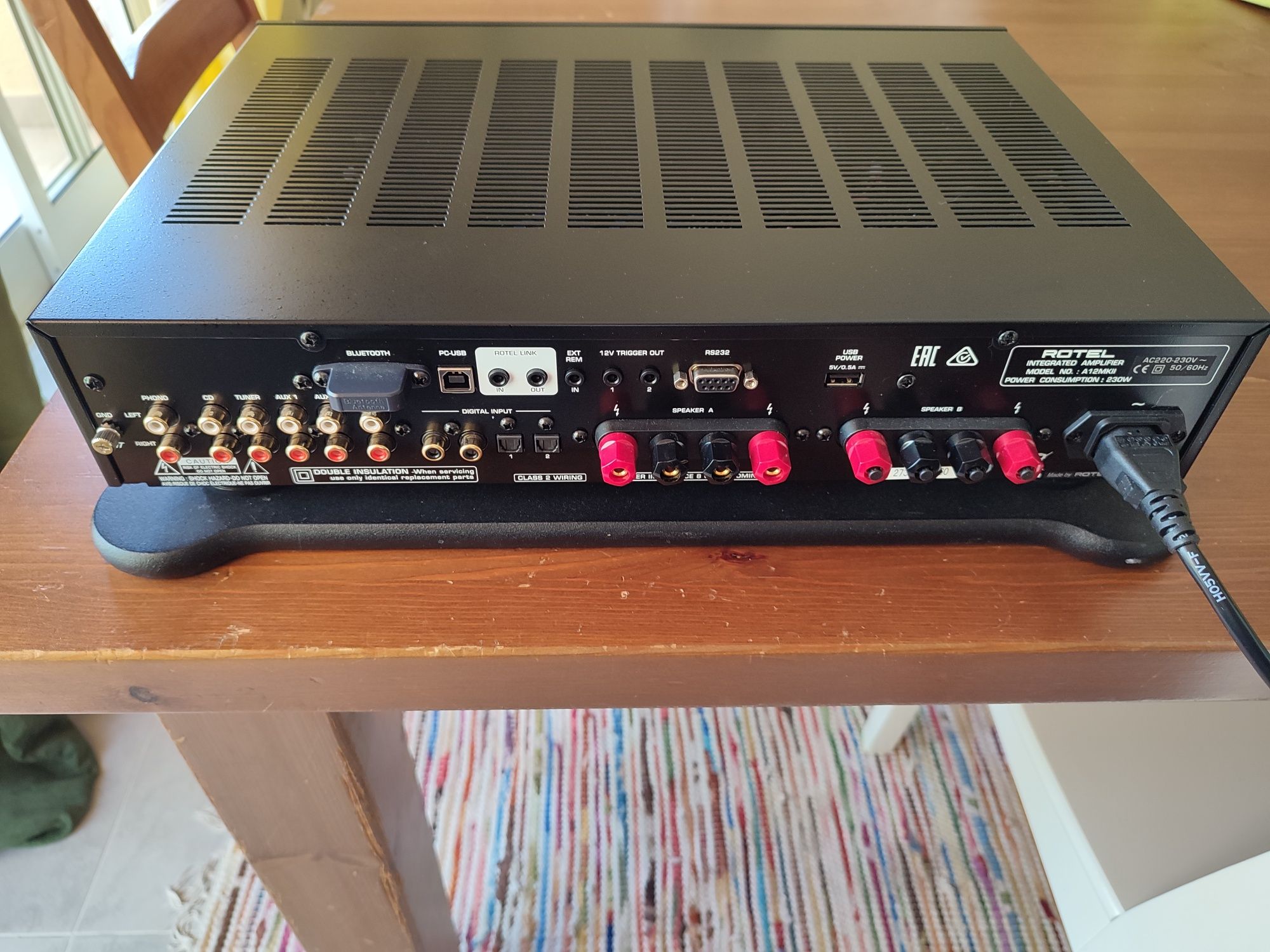 Rotel A-12 MK2 Amplificador Hi-Fi C/Novo!