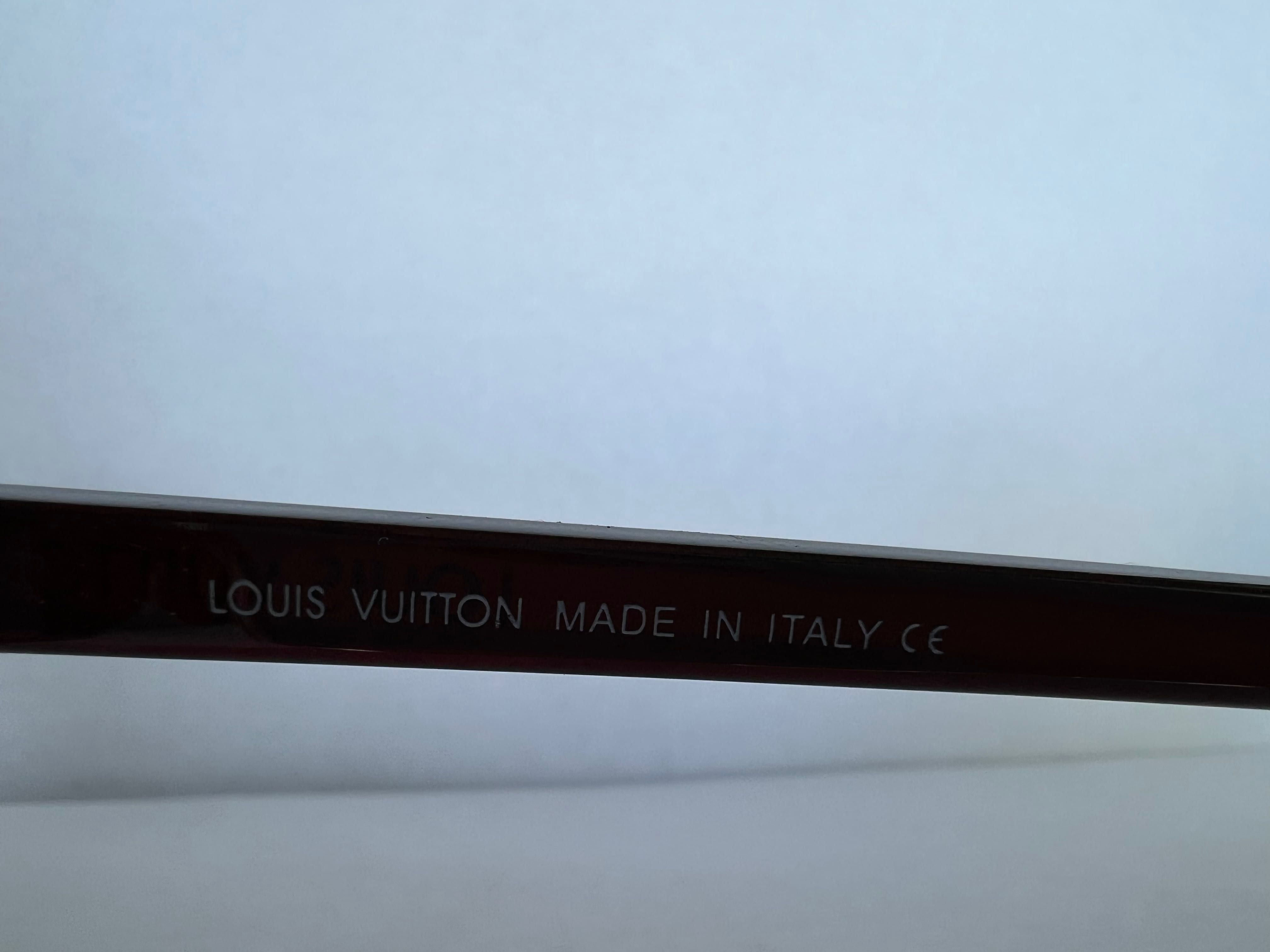 Okulary przeciwsłoneczne Louis Vuitton.
