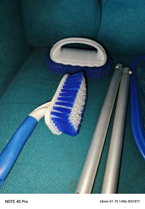 Zestaw do czyszczenia basenu siatka podbierak