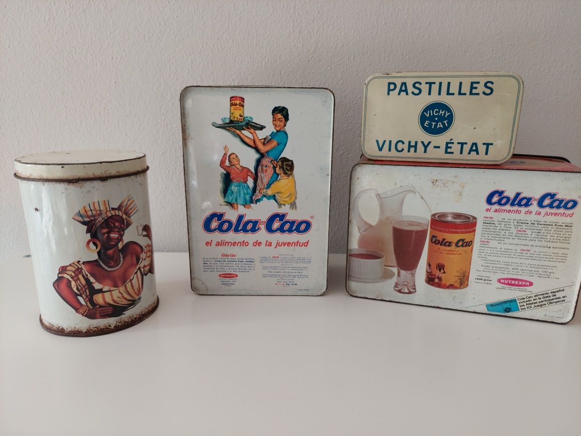 Latas Antigas Coleção- Lote Latas Colecionaveis (6)