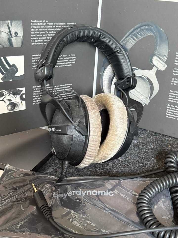 Beyerdynamic DT 770 Pro – 250 Ohm – Auscultadores de Estúdio