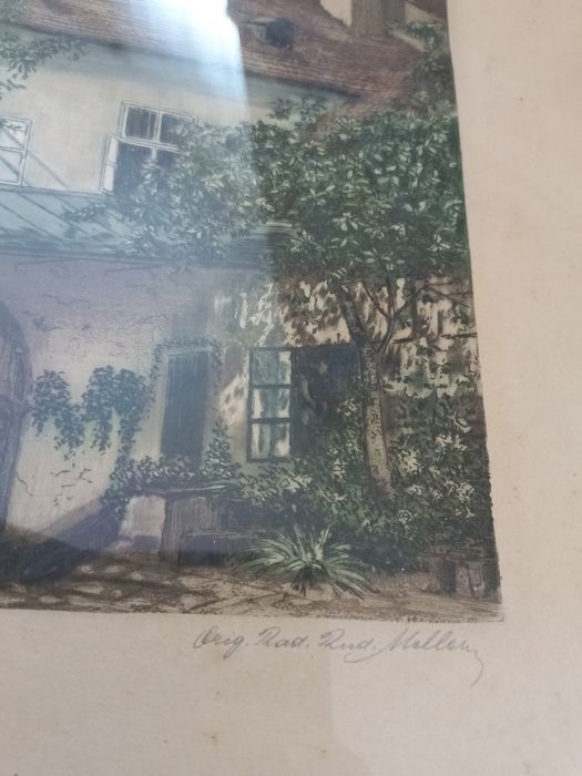 Stary kolorowy obrazek w formie grafiki?