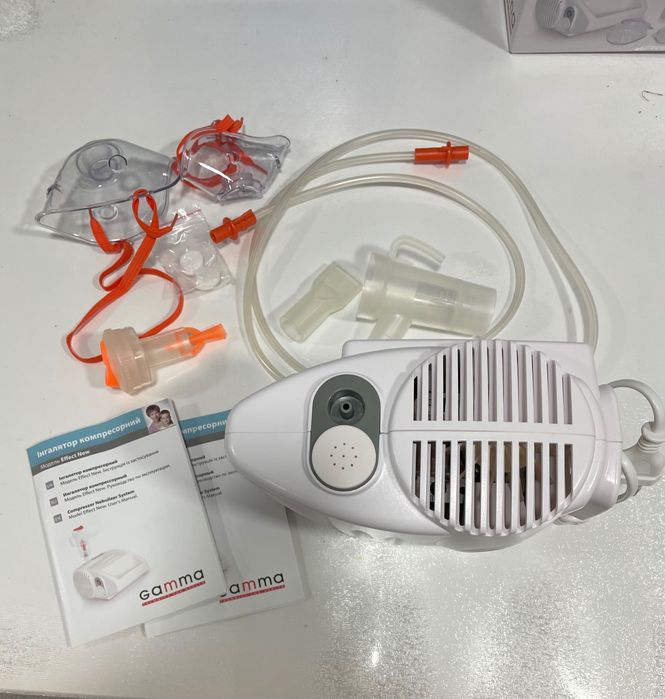 Компресорний інгалятор Gamma Effect
New - компактний небулайзер