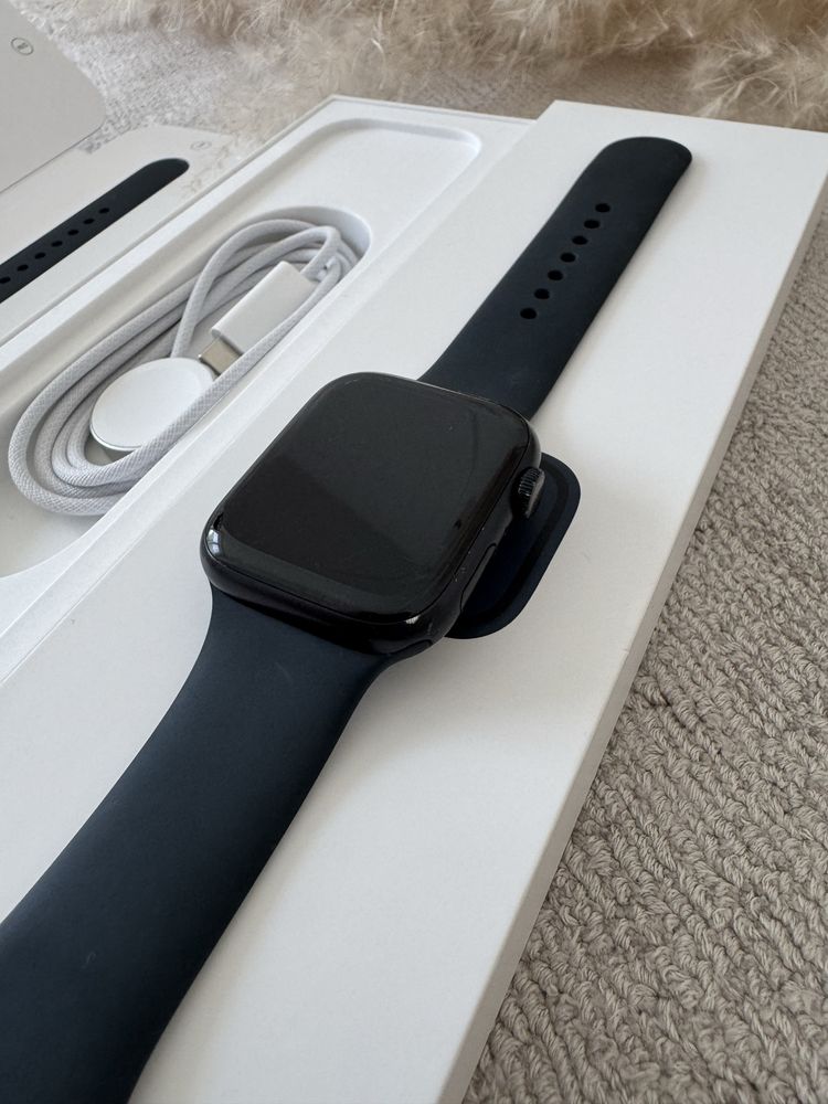 Zegarek Apple Watch series 8 45MM Midnight Aluminium Case