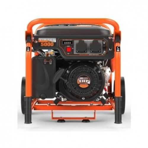 Генератор бензиновый 4,5кВт Genergy Limited 5000, эл.старт, колеса.