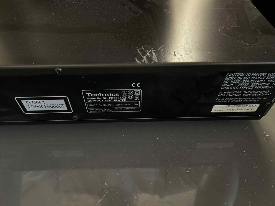 Technics SL-PG 580A z oryginalnym pilotem