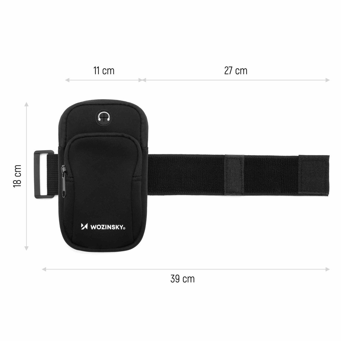 opaska na telefon do biegania armband różowa