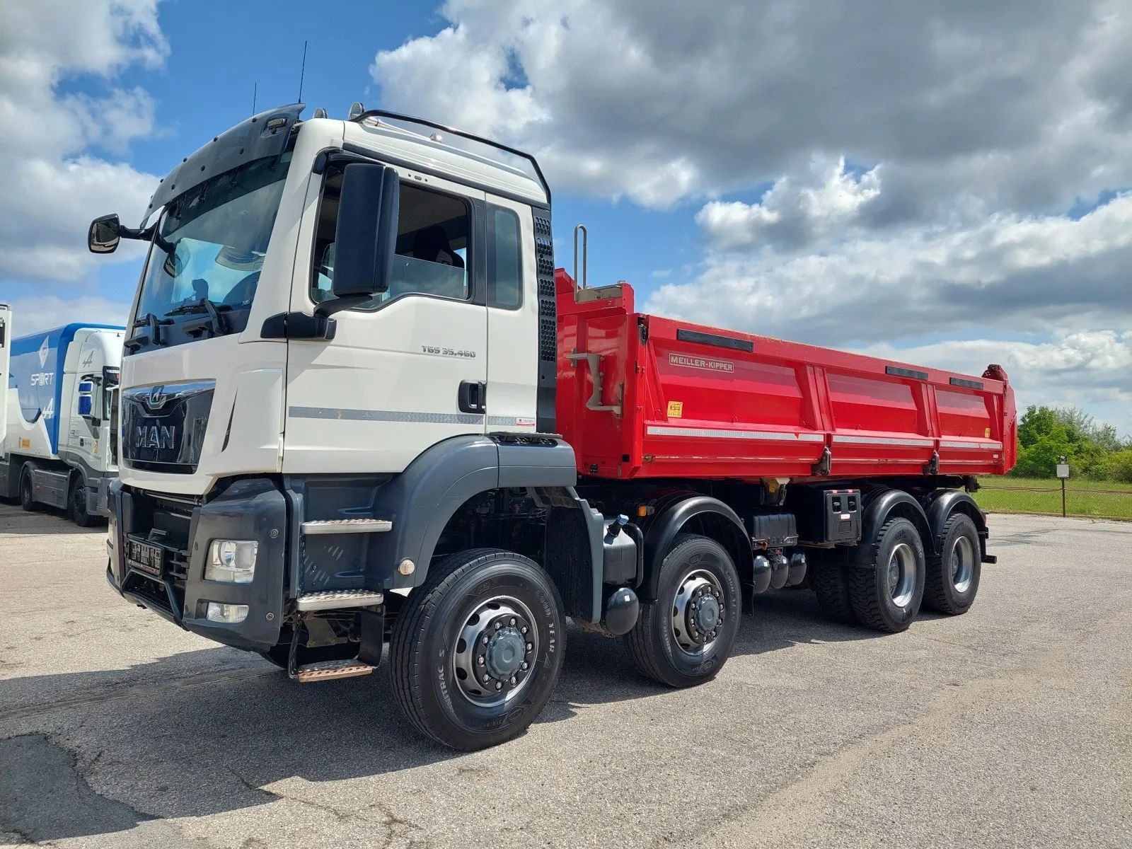 MAN TGS 35.460 8x6 / Manual / Meiller Bordmatik