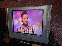 Telewizor SAMSUNG 21" CW-21M023N, płaski kineskopowy - Kraków.