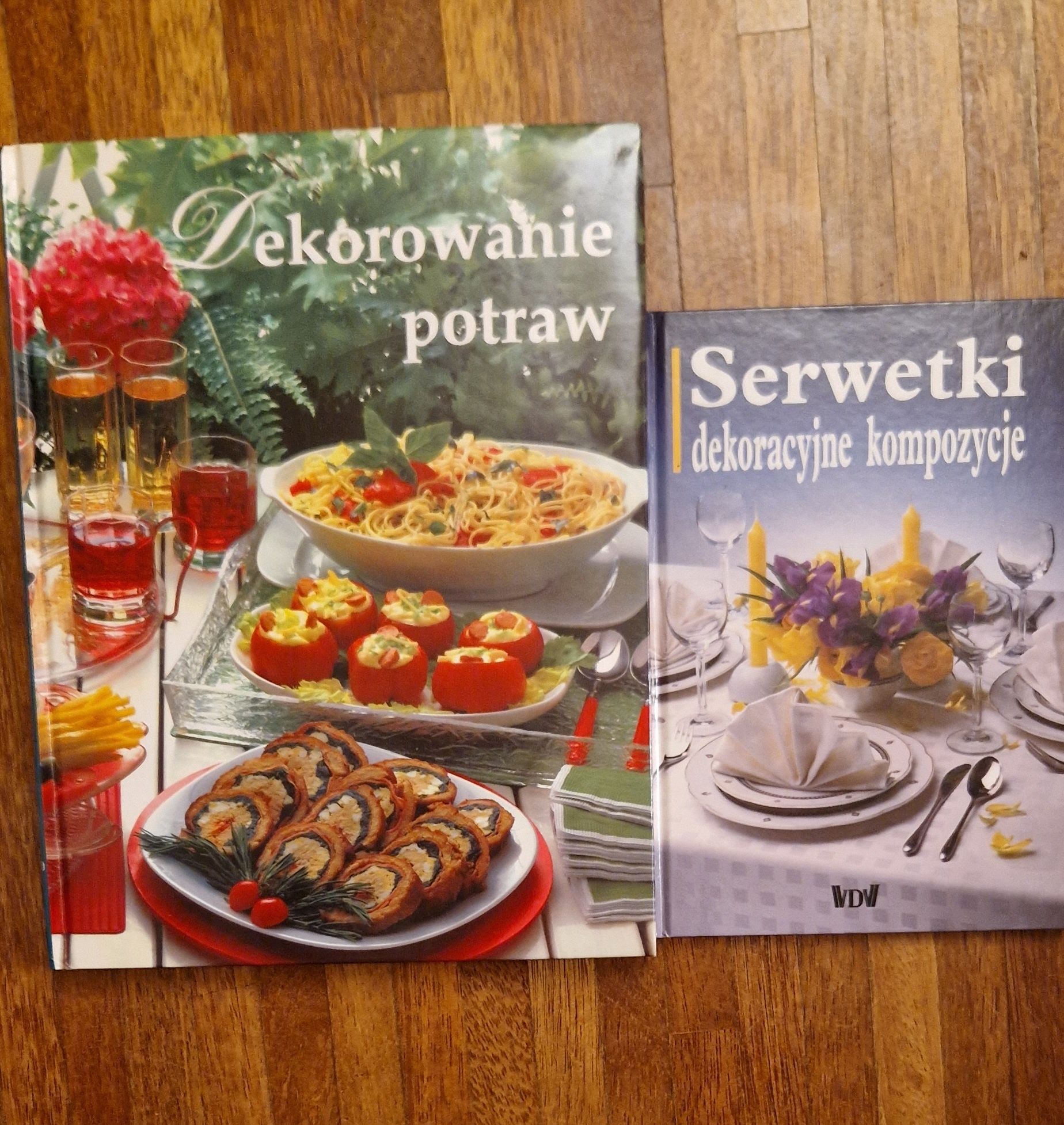 zestaw dekorowanie potraw i serwetki dekoracyjne kompozycje