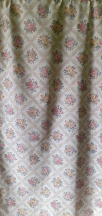 Zaslony długie bawełniane kwiaty