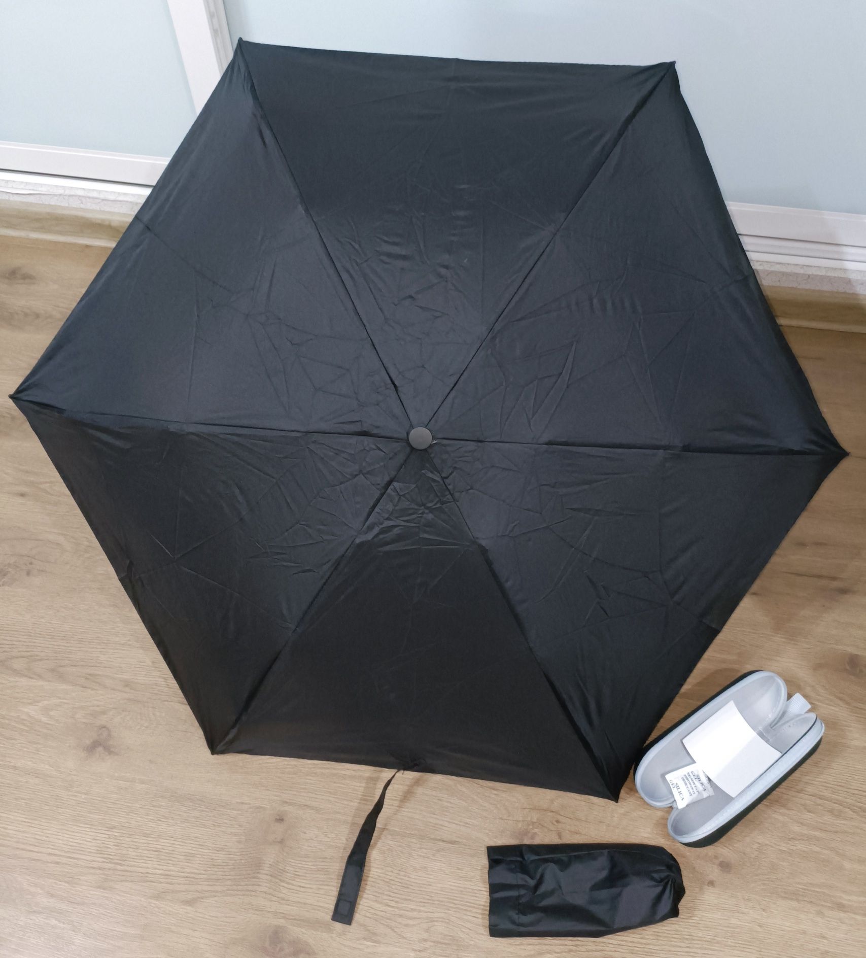 Мини-карманный зонт, водонепроницаемый UV защита 
алюмини