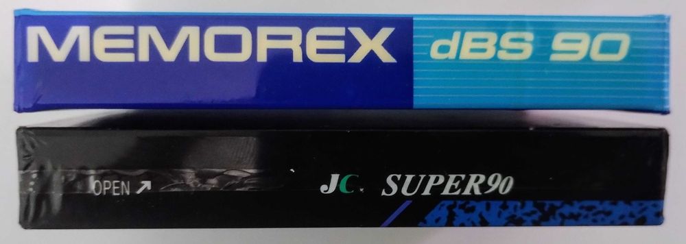 10 нових аудіо кассет MEMOREX dBS 90 хвилин зних дві JC 90 super