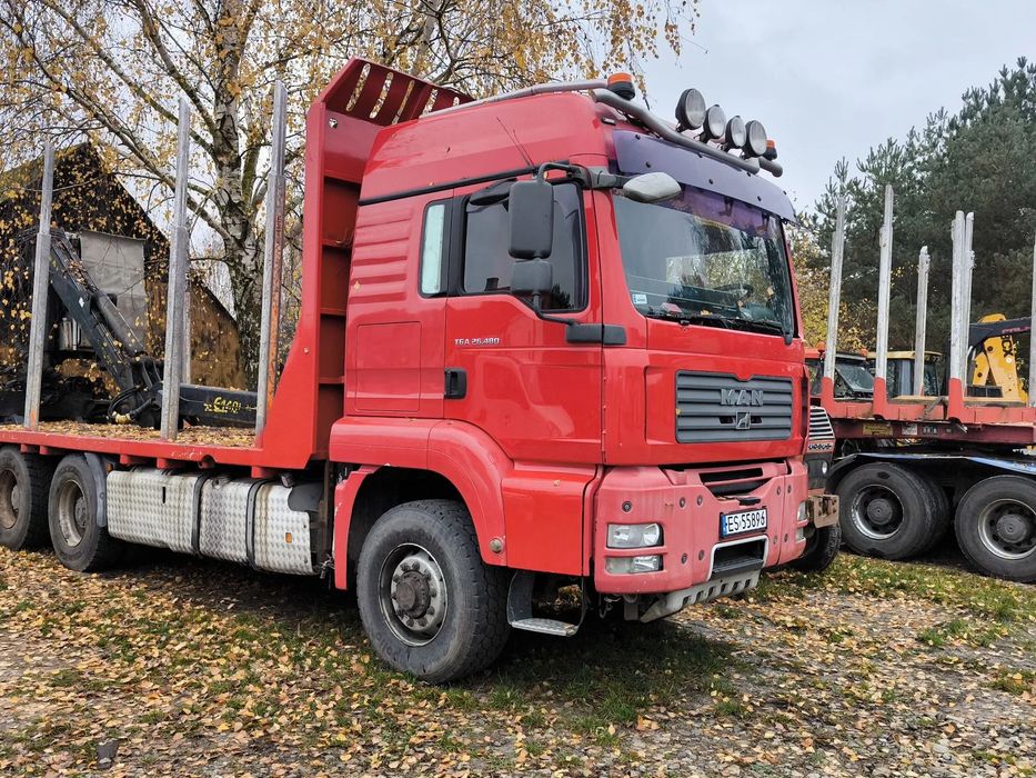 MAN TGA  MAN TGA 6x6 hydro driv 480 bez hds do drewna, drzewa, lasu
