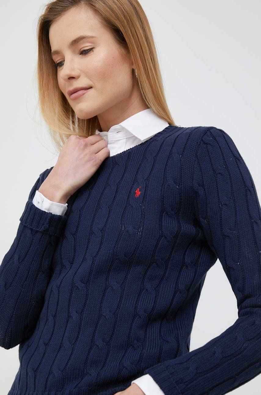 Sweter Ralph Lauren classic, niezwykły niebieski XL