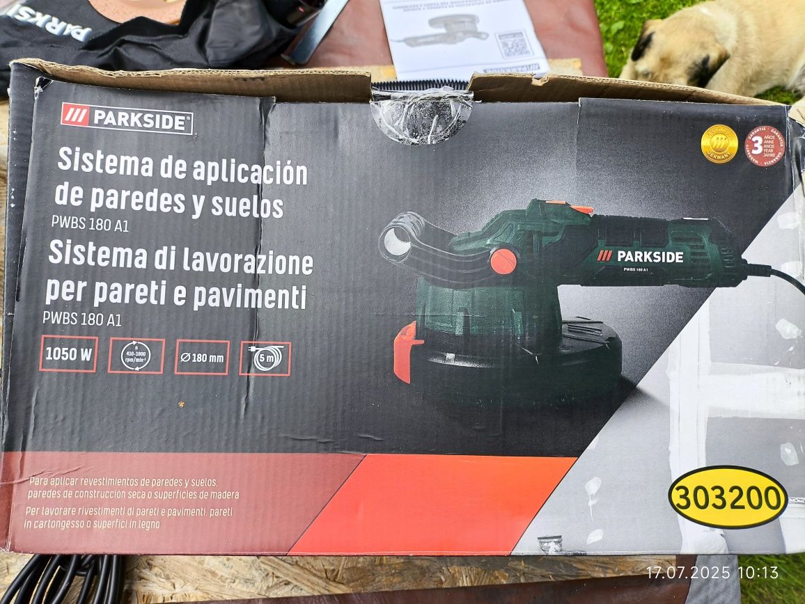 PARKSIDE szlifierka system obróbki ścian i podłóg PWBS 180 B3, 1050 W