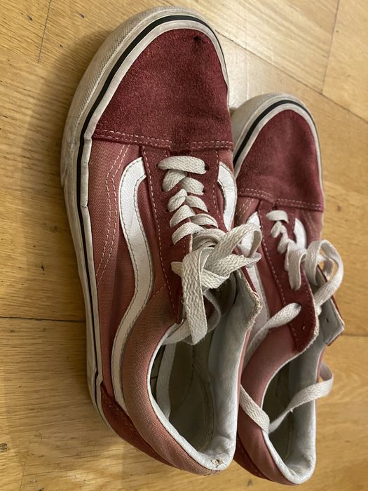 Tenis Vans vermelho escuro