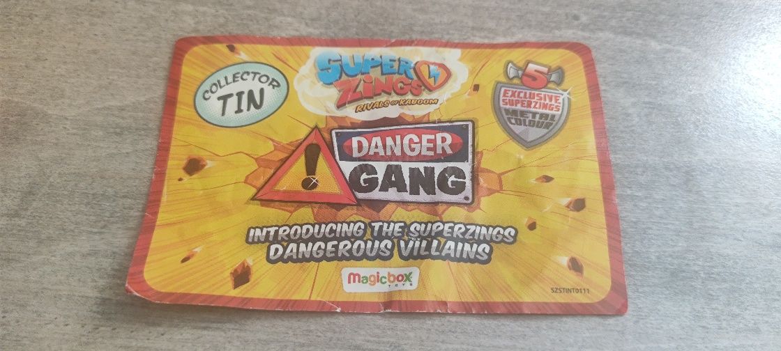 Super ZINGS Danger Gang Puszka
