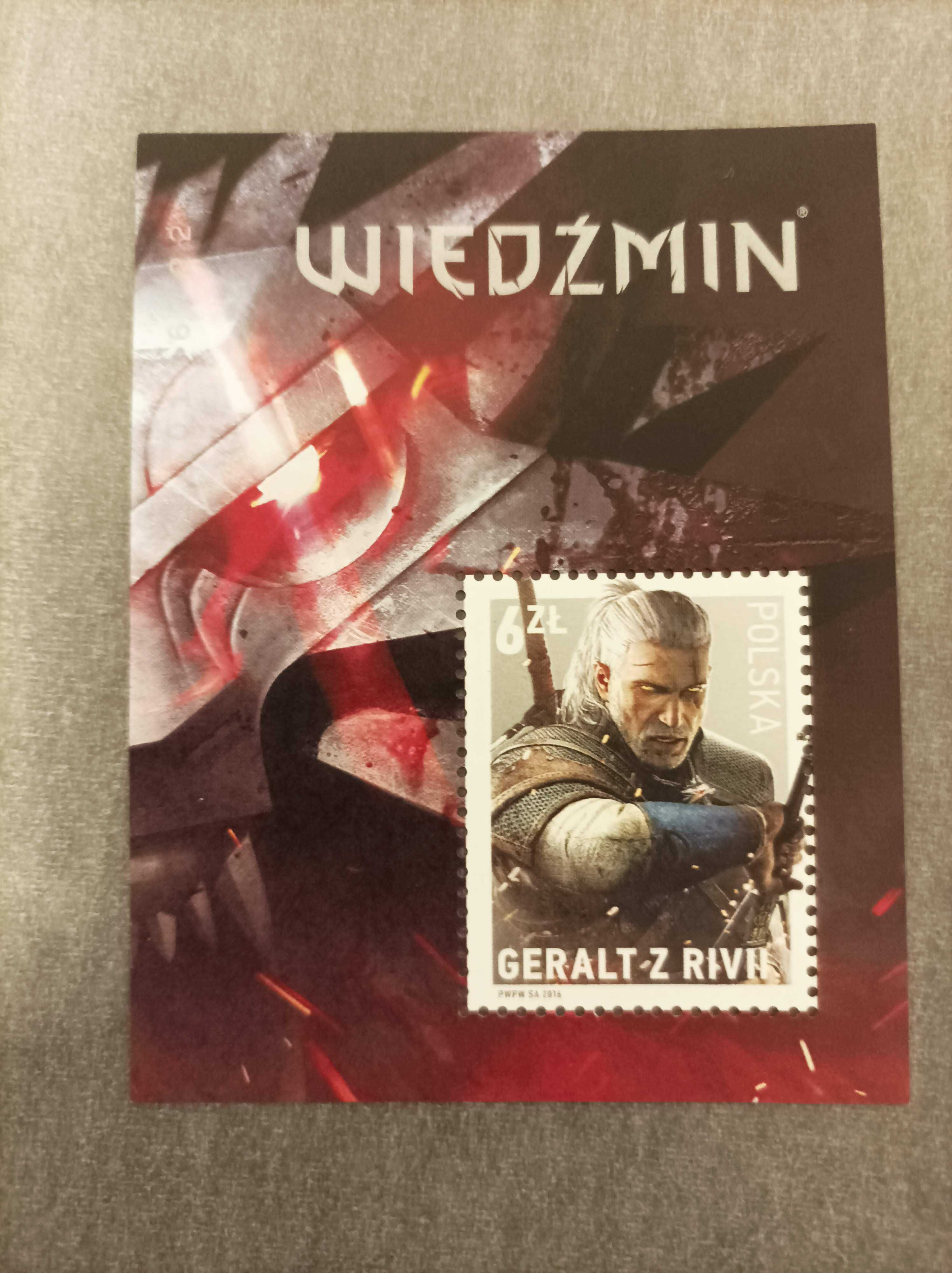 Znaczek Bloczek Wiedźmin: Geralt z Rivii