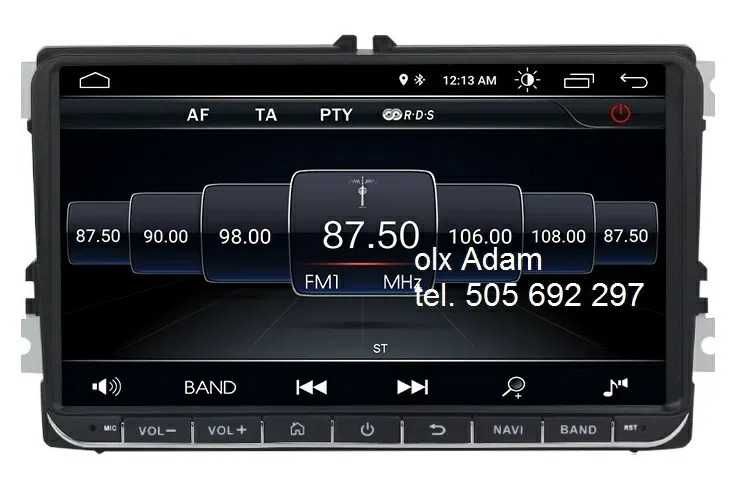 NAWIGACJA 2DIN Radio VW Android 13 Passat GOLF Tiguan Touran T5 T6 RNS