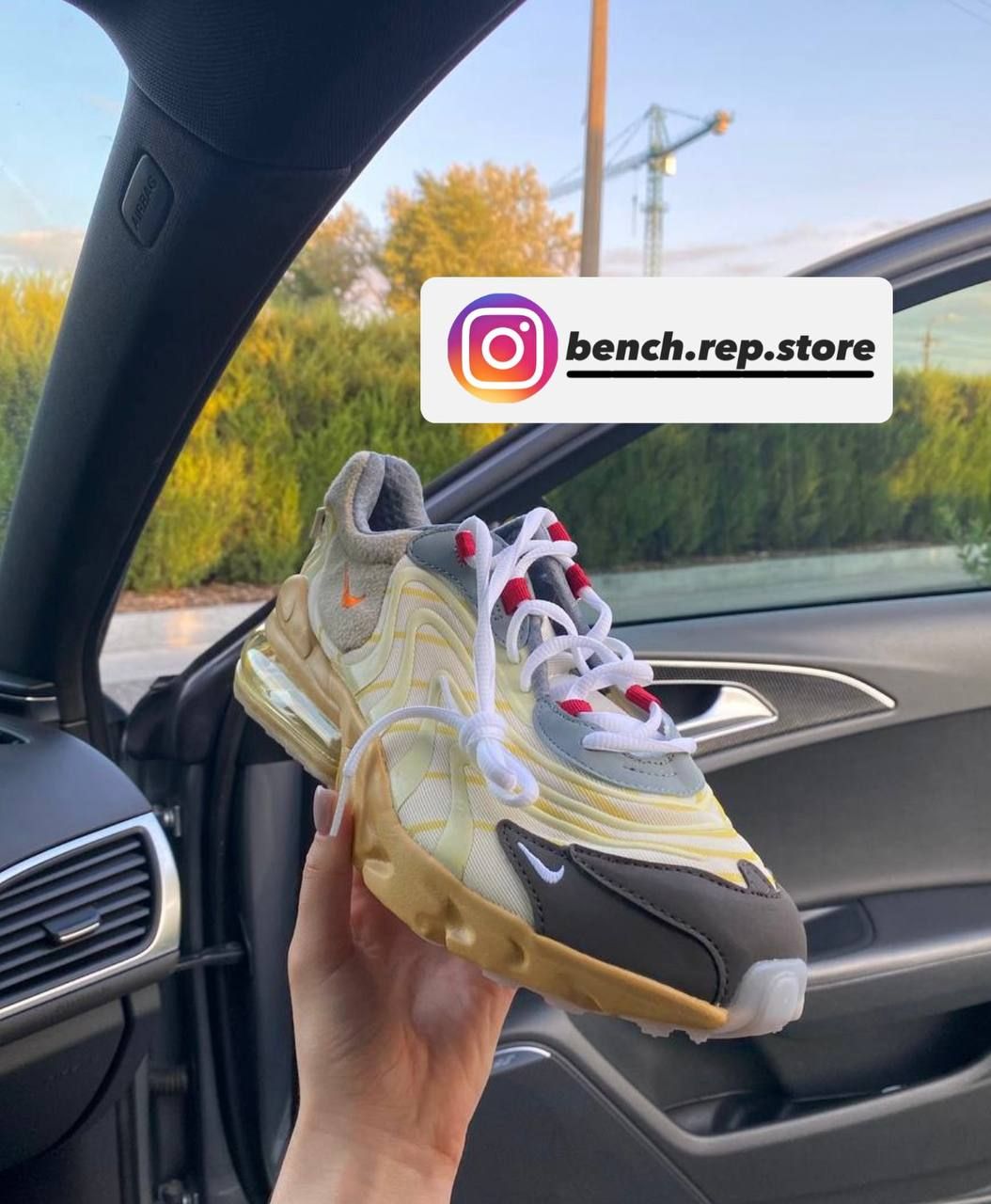 ХІТ‼️ Кросівки літні чоловічі Nike Air Max 270 x Travis Scott