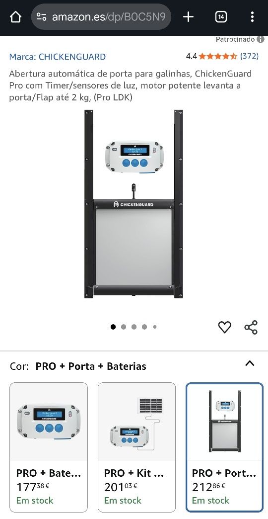 Abridor de porta de galinheiro automático