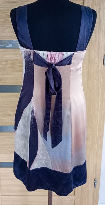 Ted Baker London Jedwabna sukienka 36 mini wesele randka impreza