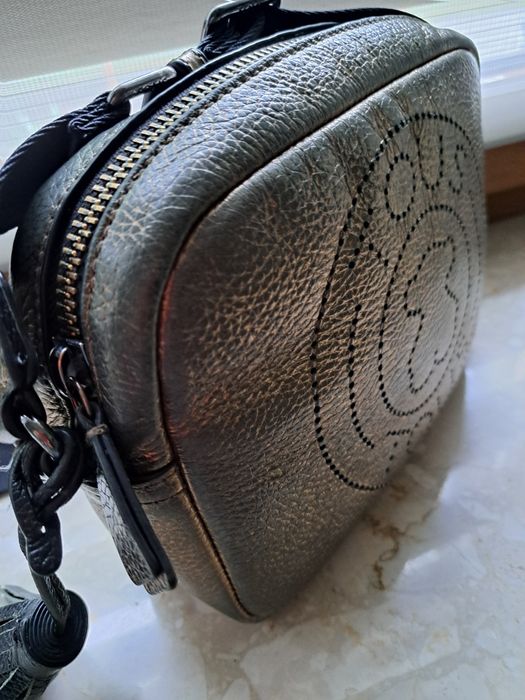 Torebka Tous Leissa skóra naturalna