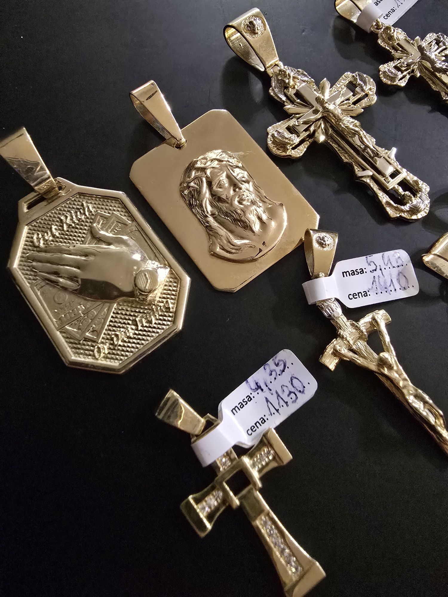 Nowe złote Przywieszki PR.585 14K