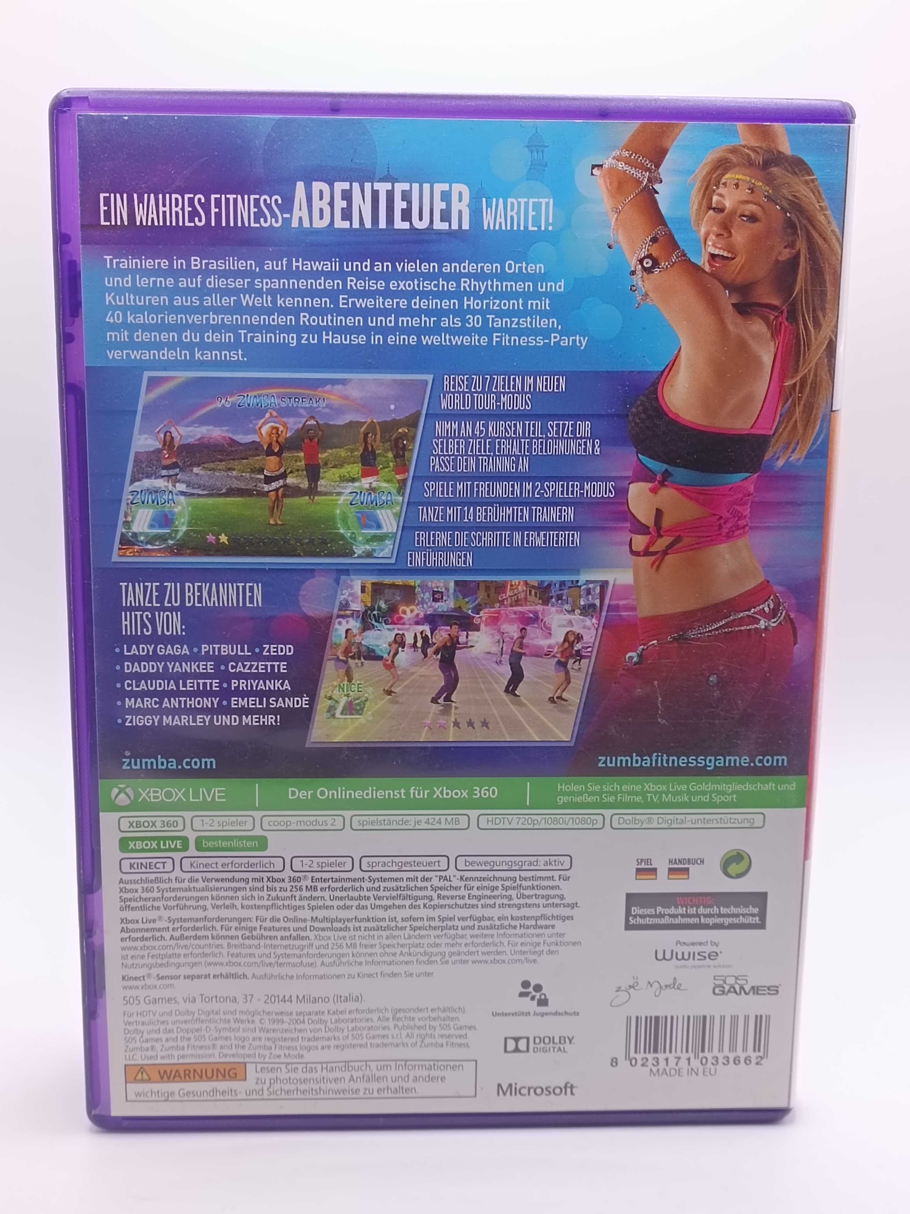 GRA Zumba Fitness World Party Na XBOX 360 Kinect 4093/11