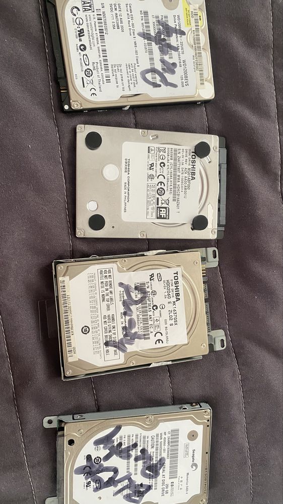 Kośći RAM i dyski hdd do laptopa