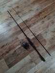 OKAZJA 2-10g 180cm  lekki spinning z kołowrotkiem plecionka 0.08