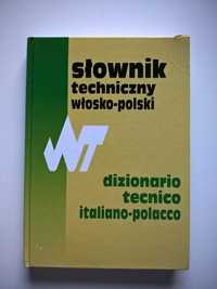 książka "słownik techniczny włosko-polski" WNT