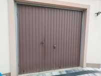 Brama garażowa, ocieplana. Z drzwiami. 2.45 x 2.30 m