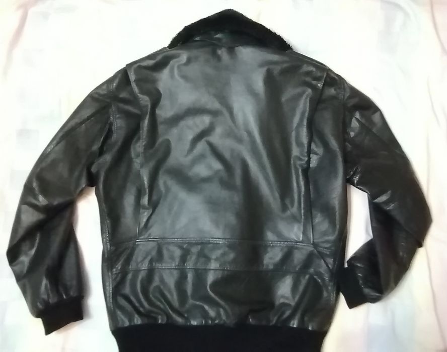 Бомбер McDouglas куртка 50 шкіряна льотна пілот авіатор кожаная кожа