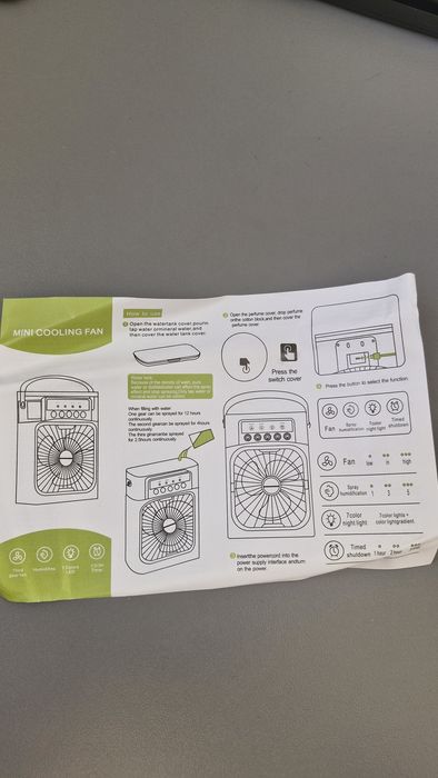 Прод Портативний вентилятор Air Cooler Fan 10W