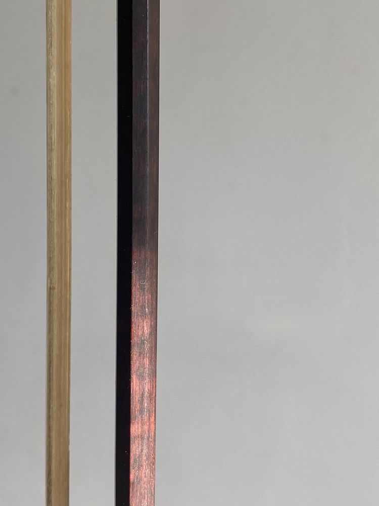 Smyczek barokowy, skrzypce altówka, niemiecki. 61 gramów snakewood