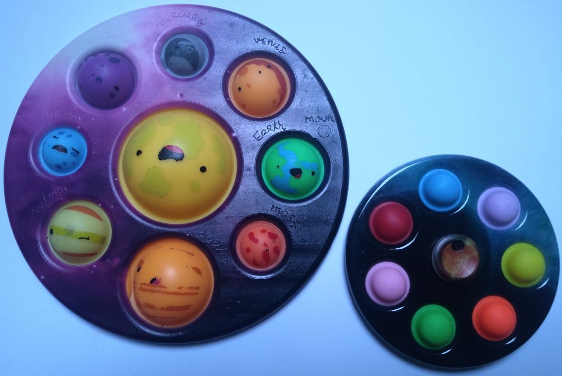 Popp It kula ziemska i spinner