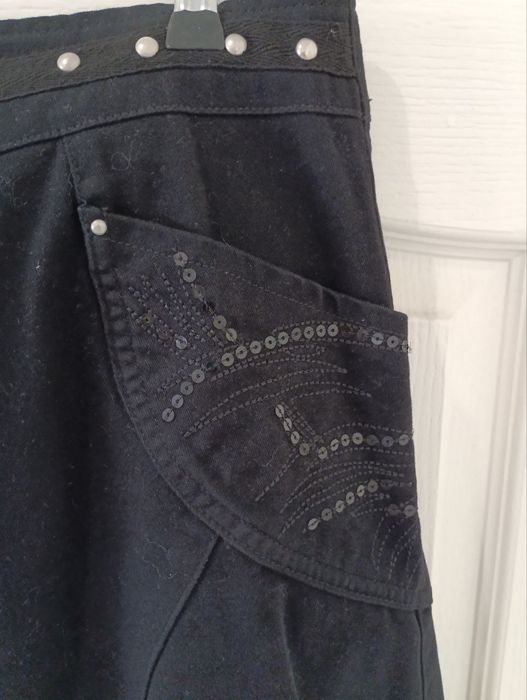 Юбка мини: M-L, 44-46 размер, демисезон, Турция, коттон, высокая талия